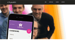 Desktop Screenshot of cityweb.se