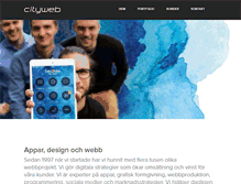 Tablet Screenshot of cityweb.se